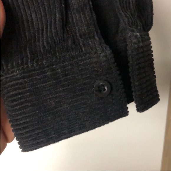 Vintage Black Corduroy Full Zip Jacket - Picture 5 of 9
